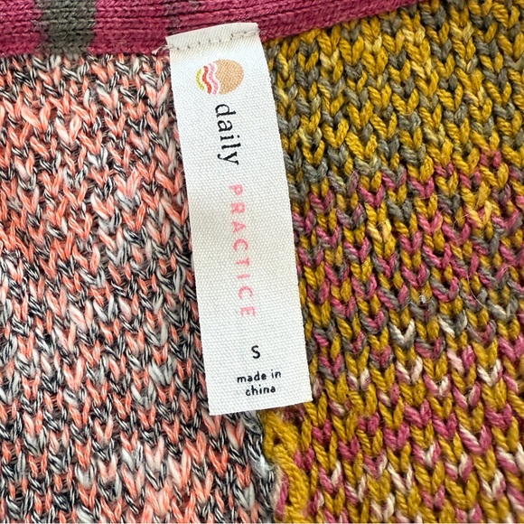 Anthropologie x Daily Practice The Redwood Jacket Patchwork Open Cardigan - Picture 7 of 12